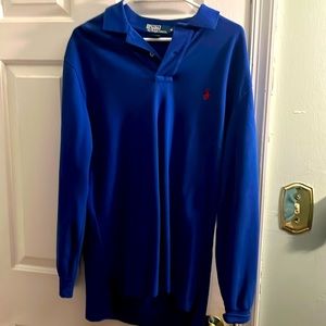 Polo Ralph Lauren dark Blue Long Sleeve Shirt size M medium